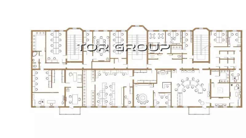 Продажа офиса 669 кв.метров, 2 этаж-99. План объекта