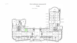 Аренда офиса 32.1 кв.метров, 4 этаж-99. План объекта