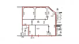 Офис 79 м2 с ремонтом у метро-99. План объекта