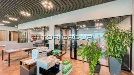 Аренда офиса 280 кв.м., 9 этаж, отличный ремонт-98. Фото объекта