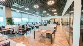 Аренда офиса 280 кв.м., 9 этаж, отличный ремонт-98. Фото объекта