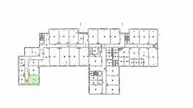 Аренда офиса 32.7 кв.метров, 2 этаж-99. План объекта