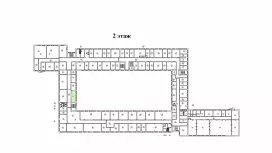 Аренда офиса 25.7 кв.метров, 2 этаж-99. План объекта