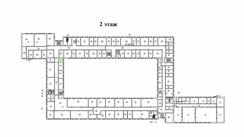 Аренда офиса 8.9 кв.метров, 2 этаж-99. План объекта