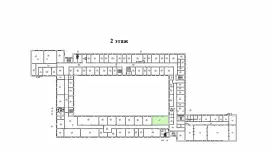 Аренда офиса 66.9 кв.метров, 2 этаж-99. План объекта