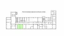 Офис у метро Выборгская, 46 м2-99. План объекта