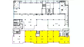 Аренда офиса 958 кв.метров, 5 этаж-99. План объекта