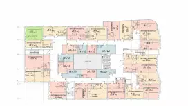 Продажа офиса 38.8 кв.метров, 4 этаж-99. План объекта
