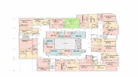 Продажа офиса 45.7 кв.метров, 4 этаж-99. План объекта