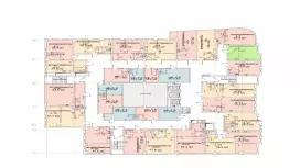 Продажа офиса 31.7 кв.метров, 4 этаж-99. План объекта