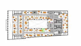 Аренда  11.2 кв.метров, 3 этаж-99. План объекта
