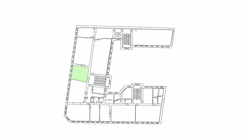 Аренда офиса 57 кв.метров, 2 этаж-99. План объекта