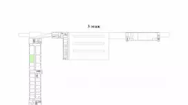 Аренда склада 91 кв.метров, 3 этаж-99. План объекта
