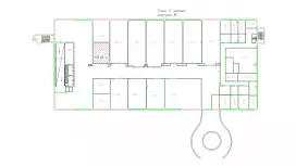 Аренда офиса 68 кв.метров, 3 этаж-99. План объекта