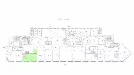 Аренда офиса 77.7 кв.метров, 2 этаж-99. План объекта