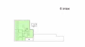 Аренда офиса 731 кв.метров, 5 этаж-99. План объекта