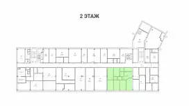 Аренда офиса 118.2 кв.метров, 2 этаж-99. План объекта
