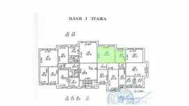 Аренда офиса 49.4 кв.метров, 3 этаж-99. План объекта