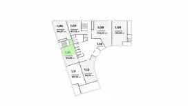Продажа торгового помещения 57.67 кв.метров,-99. План объекта
