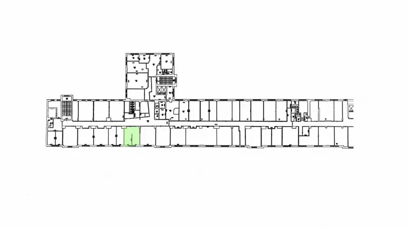 Аренда офиса 40.5 кв.метров, 5 этаж-99. План объекта