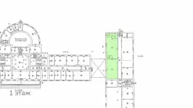 Аренда склада 224,4 кв.метров, 1 этаж-99. План объекта
