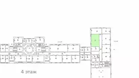 Аренда офиса 83.8 кв.метров, 4 этаж-99. План объекта