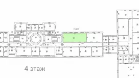 Аренда офиса 105.5 кв.метров, 4 этаж-99. План объекта