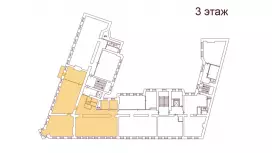 Аренда офиса 295.1 кв.метров, 3 этаж-99. План объекта