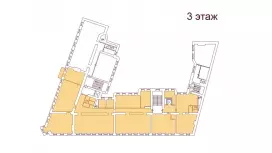 Аренда офиса 587.8 кв.метров, 3 этаж-99. План объекта