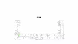 Аренда офиса 13.7 кв.метров, 3 этаж-99. План объекта