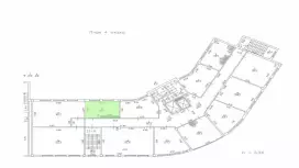 Аренда офиса 20.2 кв.метров, 4 этаж-99. План объекта
