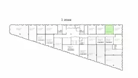 Продажа универсального помещения 37.35 кв.метров, 1 этаж-99. План объекта