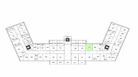 Аренда офиса 35.2 кв.метров, 4 этаж-99. План объекта