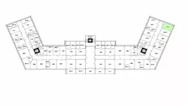 Аренда офиса 28.88 кв.метров, 4 этаж-99. План объекта