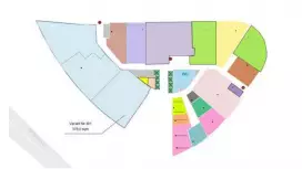 Аренда офиса 379 кв.метров, 4 этаж-99. План объекта