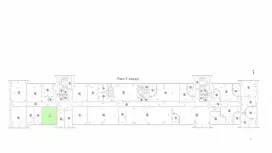 Аренда офиса 42.4 кв.метров, 5 этаж-99. План объекта