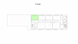 Аренда офиса 26.6 кв.метров, 3 этаж-99. План объекта