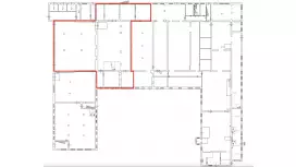 Аренда склада 1054 кв.метров, 1 этаж-99. План объекта