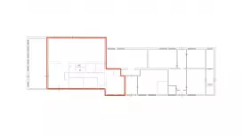 Аренда склада 276 кв.метров, 1 этаж-99. План объекта