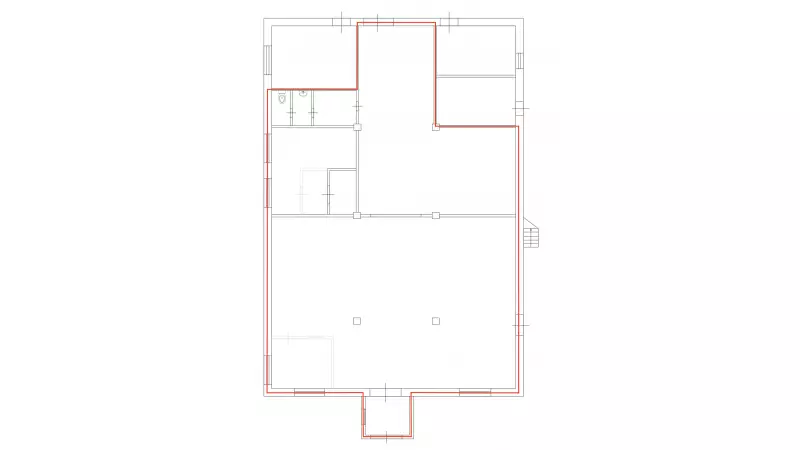 Аренда склада 280.6 кв.метров, 1 этаж-99. План объекта