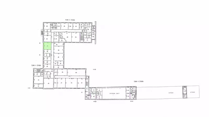 Аренда склада 46.7 кв.метров, 3 этаж-99. План объекта