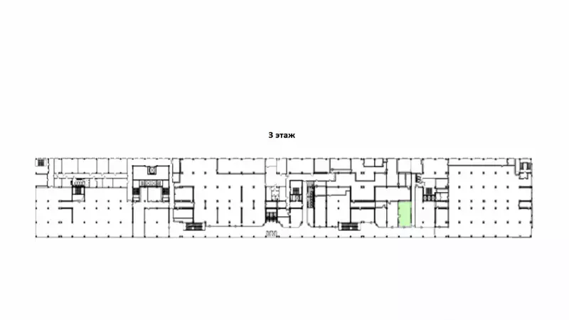 Аренда торгового помещения 67 кв.метров, 3 этаж-99. План объекта