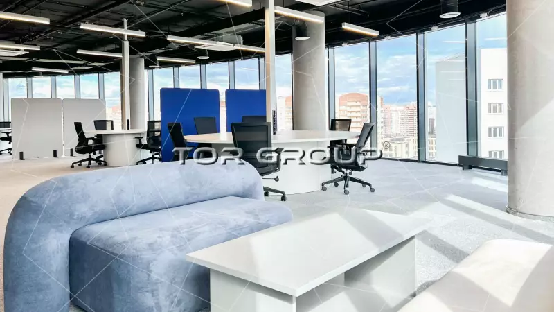 Аренда офиса 1032м, 22 этаж-98. Фото объекта
