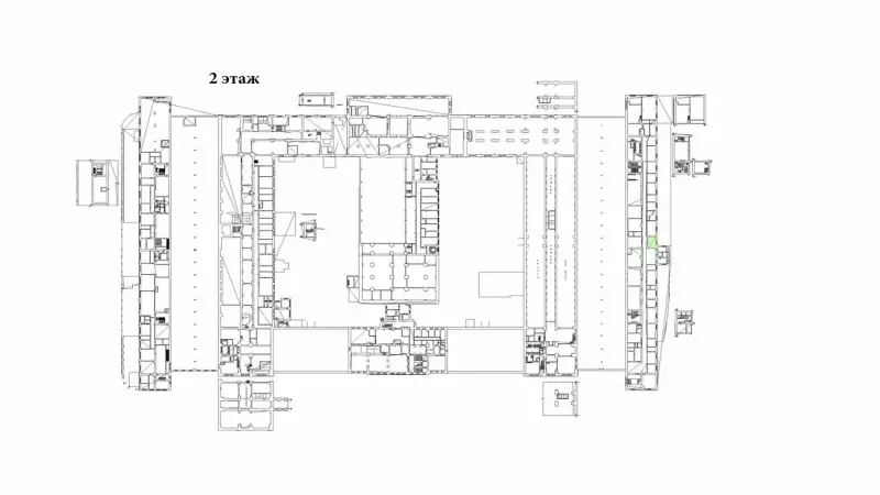 Аренда офиса 24,8 кв.метров, 2 этаж-99. План объекта