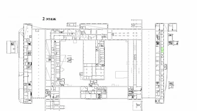 Аренда офиса 45.1 кв.метров, 2 этаж-99. План объекта