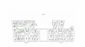 Аренда офиса 12.1 кв.метров, 3 этаж-99. План объекта