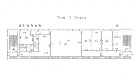 Аренда офиса 184 м2, кабинеты-99. План объекта