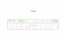 Аренда офиса 41.1 кв.метров, 2 этаж-99. План объекта