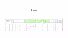 Аренда офиса 126.9 кв.метров, 2 этаж-99. План объекта