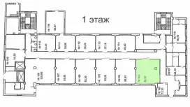 Услуги/магазин/офис, 1 эт, свободный вход-99. План объекта